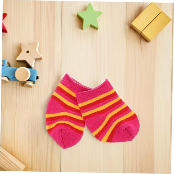 KOMBIUDA 10 paia Calzini in Cotone per Bambole da 18 Pollici - Accessori Doll Clothes