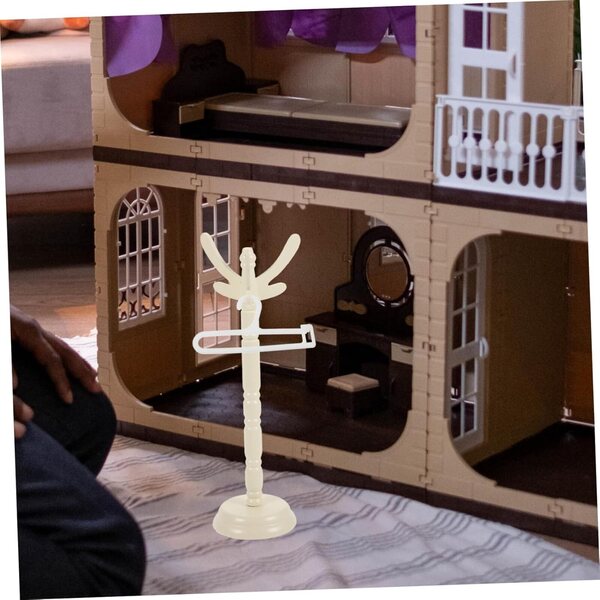 ERINGOGO 10 Stück Miniatur-Kleiderbügel für Puppenkleidung und Zubehör