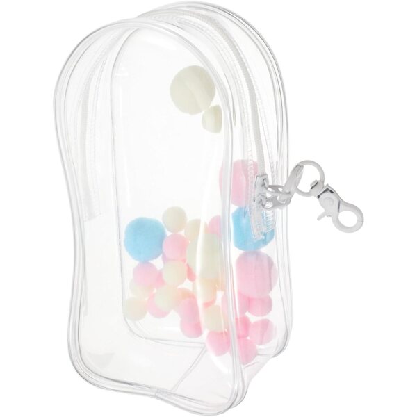 ORFOFE Borsa Trasparente Antipolvere con Portachiavi per Esposizione Figure Anime