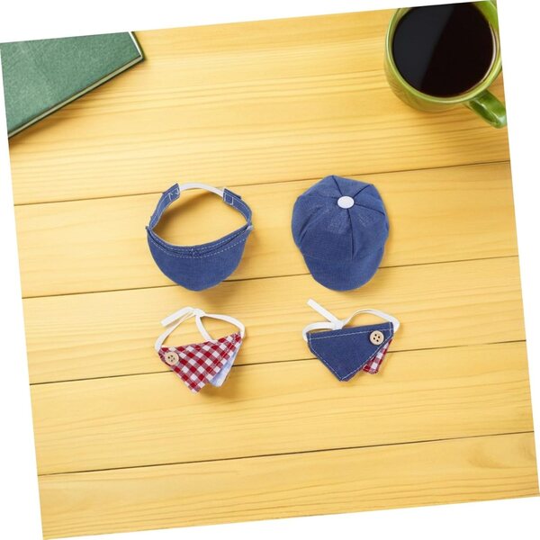 HEMOTON Set 12 Cappelli e Sciarpe Miniature per Bambole - Accessori Estate e Feste