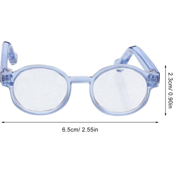 Gatuida Set 5 Occhiali Miniatura per Bambole, Accessori Colorati per Costumi e Decorazioni
