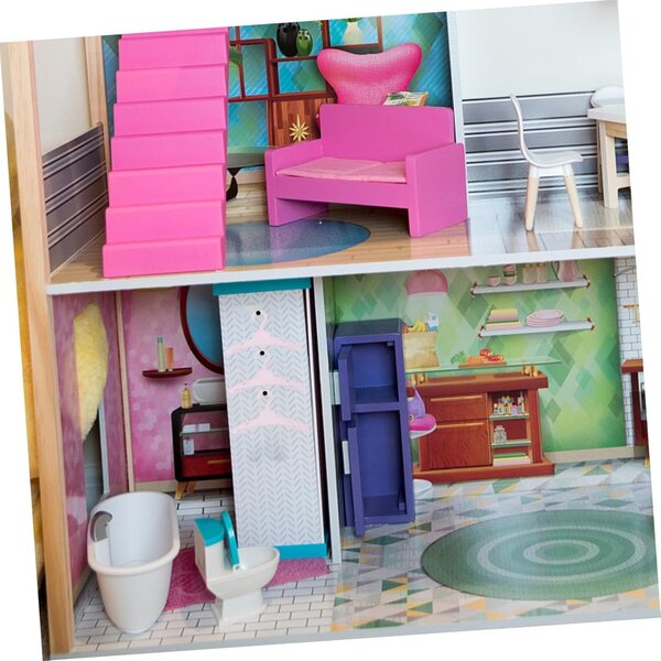 16 farbenfrohe, widerstandsfähige und leichte Kleiderbügel aus Kunststoff für Puppen, zum Organisieren von Puppenkleidung