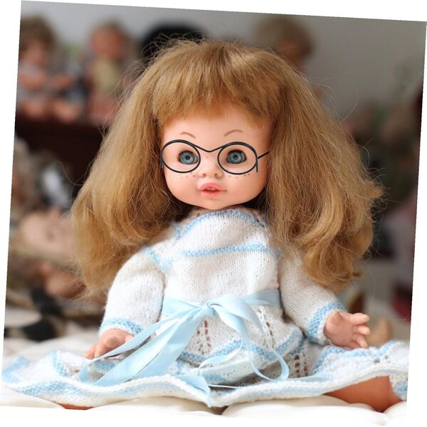 20 Mini Occhiali in Metallo per Bambole Vintage Accessori Creativi DIY