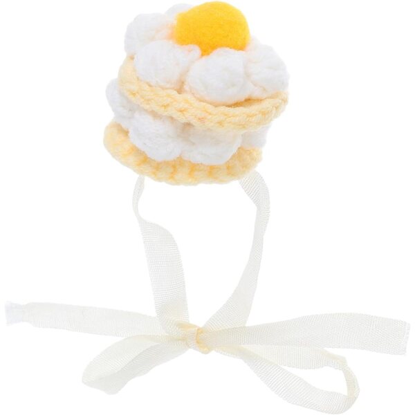 BESPORTBLE Cappello all'uncinetto Mini per Bambole e Peluche, Accessorio Decorativo Fatto a Mano
