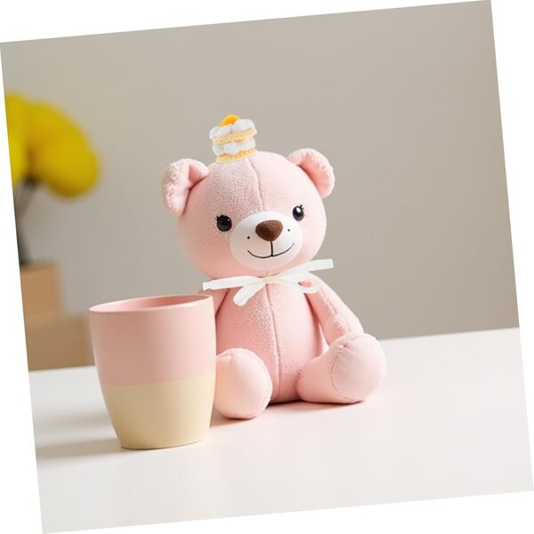 BESPORTBLE Cappello all'uncinetto Mini per Bambole e Peluche, Accessorio Decorativo Fatto a Mano