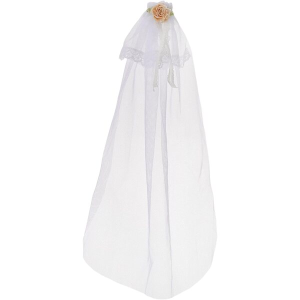BESPORTBLE Veli da Sposa in Garza per Bambole, Accessori Capelli Decorativi 2 pezzi