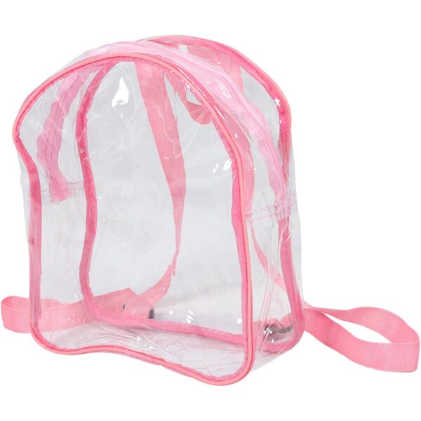 BESPORTBLE Transparente PVC-Tasche 25 x 30 x 10 cm, leichter Organizer für Spielzeug und Stofftiere