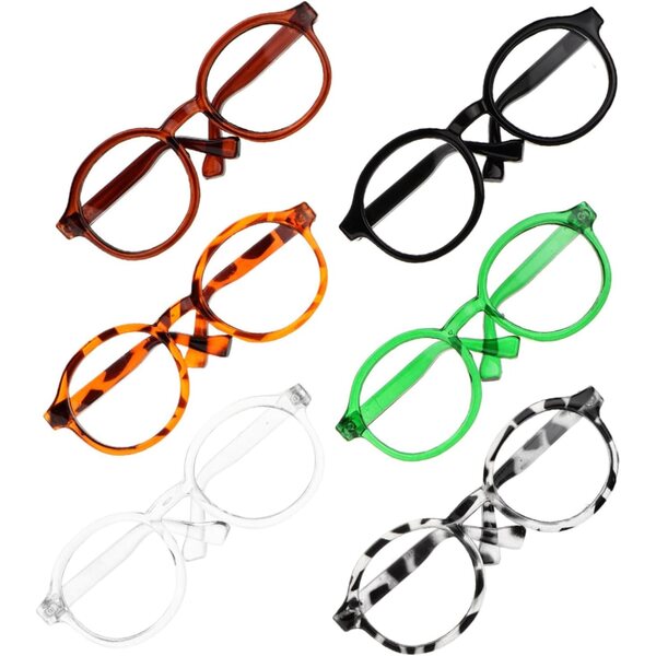 BESTonZON 6 pezzi Mini Occhiali da Sole per Bambole Accessori per Travestimenti