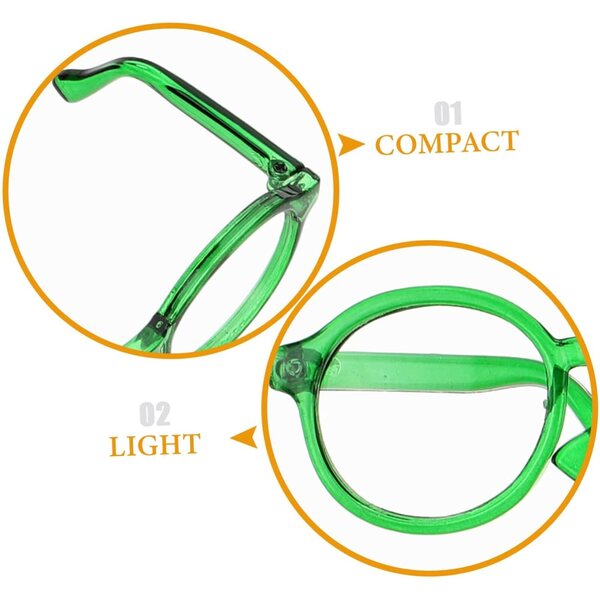 BESTonZON 6 pezzi Mini Occhiali da Sole per Bambole Accessori per Travestimenti