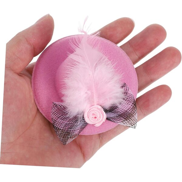Set 5 Mini Cappelli per Bambole Leggeri e Decorativi per Feste e Giochi Creativi