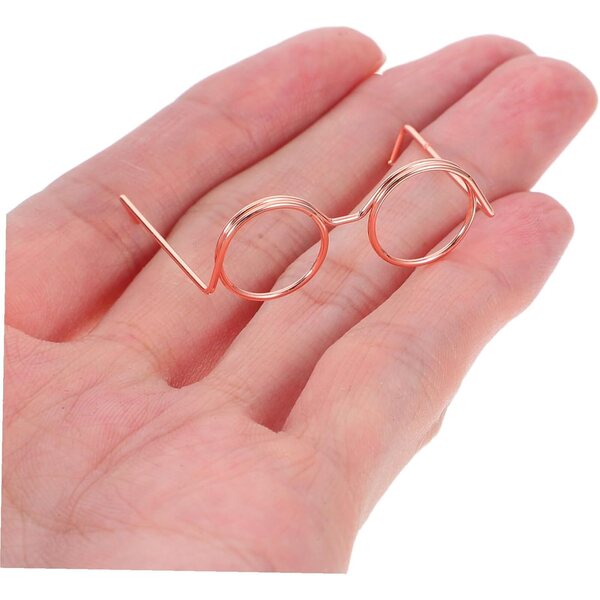 40 farbige Miniatur-Metallgläser für Puppen – dekoratives DIY-Zubehör