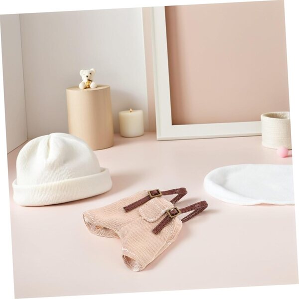 Beaupretty Salopette in Cotone Morbido con Bretelle per Bambole e Peluche Kawaii