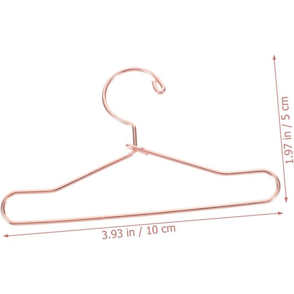 BESPORTBLE 10 Mini Grucce per Bambole in Metallo Dorato, Accessori per Casa delle Bambole