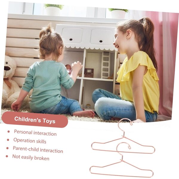 BESPORTBLE 10 Mini Grucce per Bambole in Metallo Dorato, Accessori per Casa delle Bambole