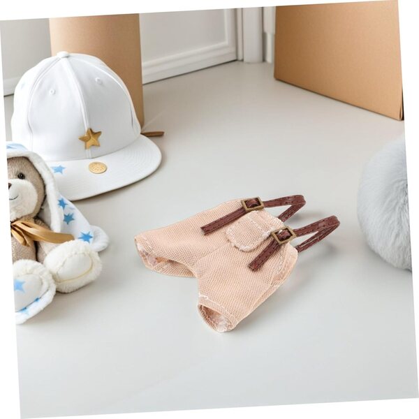 BESPORTBLE Vestito Bambola in Cotone con Pantaloni e Bretelle per Bambole Casual