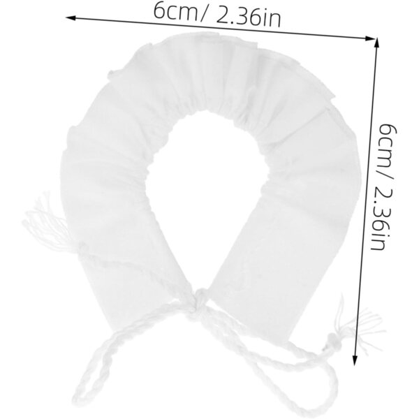 Set 2 Mini Cappelli da Cuoco e Sciarpe Regolabili per Bambole - Accessori Gioco di Ruolo