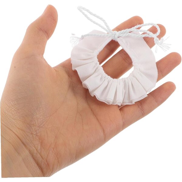 Set 2 Cappelli da Chef Miniatura e Sciarpe per Bambole - Accessori Gioco di Ruolo