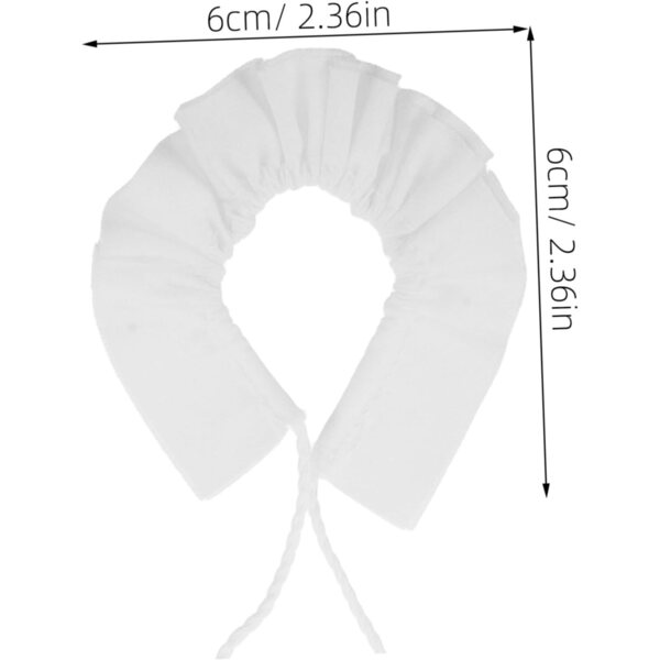 Set 2 Mini Cappelli Chef e Foulard per Bambole Accessori Cucina Morbidi e Decorativi