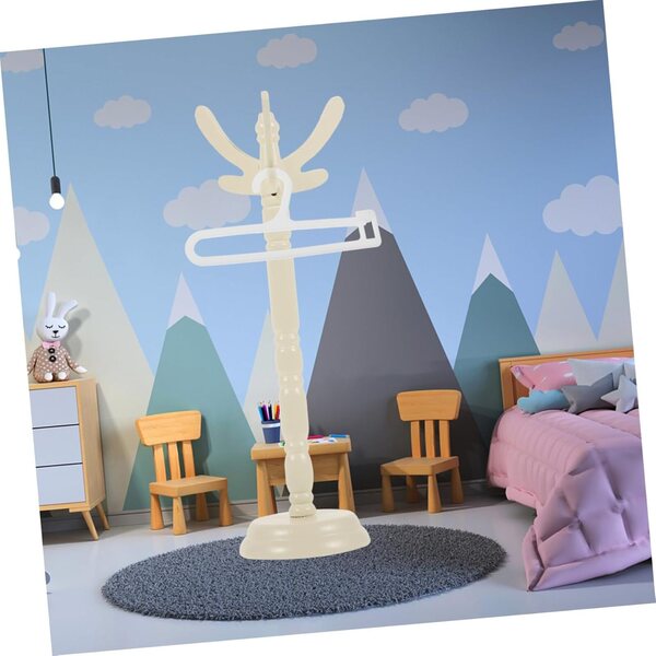 Hemobllo 10 Miniatur-Kleiderbügel für Puppen in stabilem Kunststoff, elegantes Design