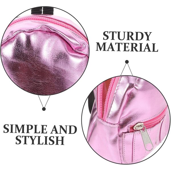 Hemobllo Mini-Schulrucksack für Puppen, Rosa – dekoratives und funktionales Accessoire
