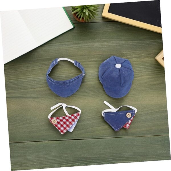 Beaupretty Set 12 Mini Sciarpe e Cappelli Leggeri per Bambole - Accessori per Feste e Gioco Creativo