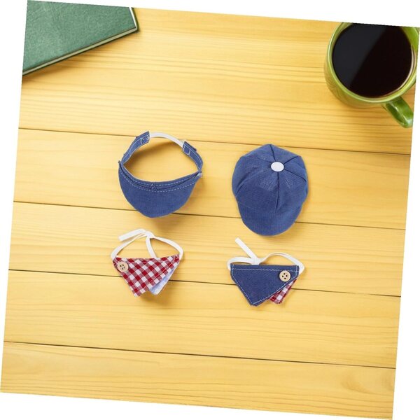 Beaupretty Set 12 Mini Sciarpe e Cappelli Leggeri per Bambole - Accessori per Feste e Gioco Creativo