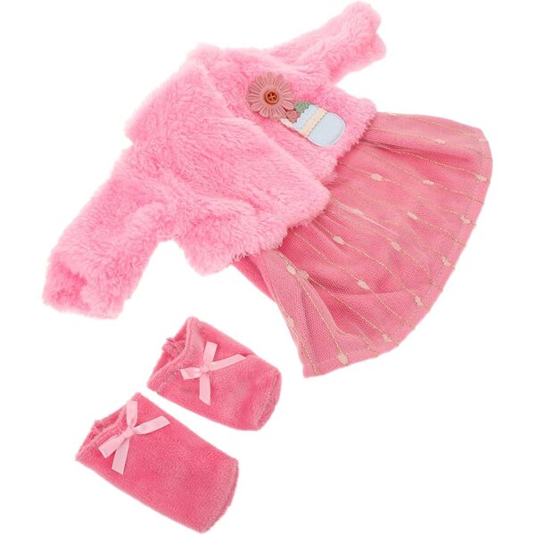 BESTonZON Abito Gonna Rosa per Bambole Costume Principessa Balletto Bambina