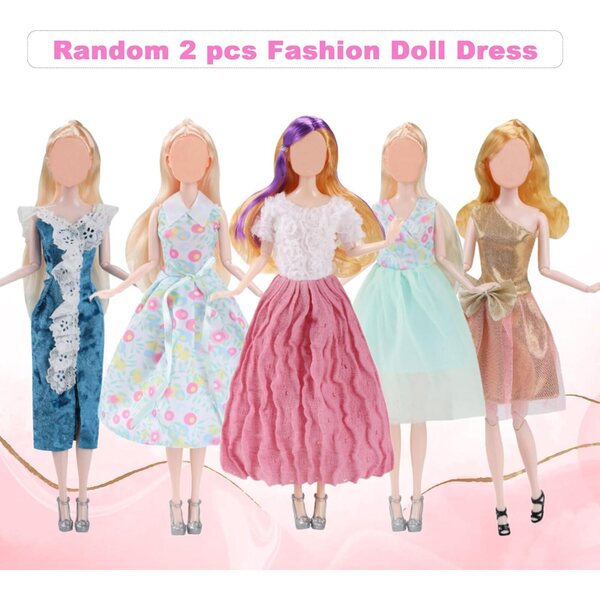 41-teiliges Set aus Kleidung und Modeaccessoires für 29–30 cm große Puppen mit Kleidung, Schuhen und Bikini