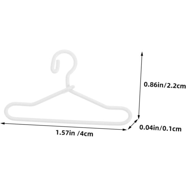 iplusmile 40 Mini Grucce in Lega per Bambole - Perfette per Case e Vestiti in Miniatura