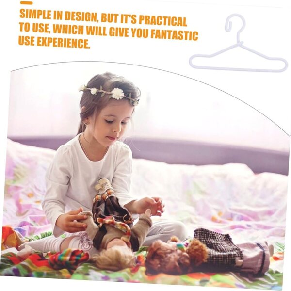 iplusmile 40 Mini Grucce in Lega per Bambole - Perfette per Case e Vestiti in Miniatura