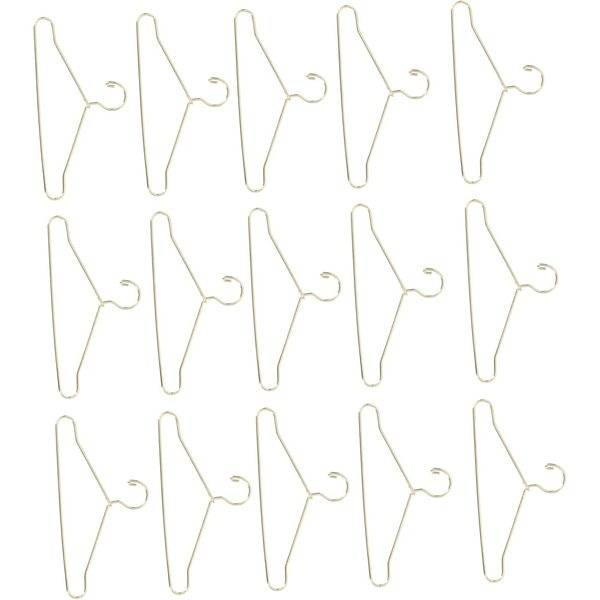 25 Mini-Metallbügel für widerstandsfähige und praktische Eisenpuppen – 10 x 4,8 cm