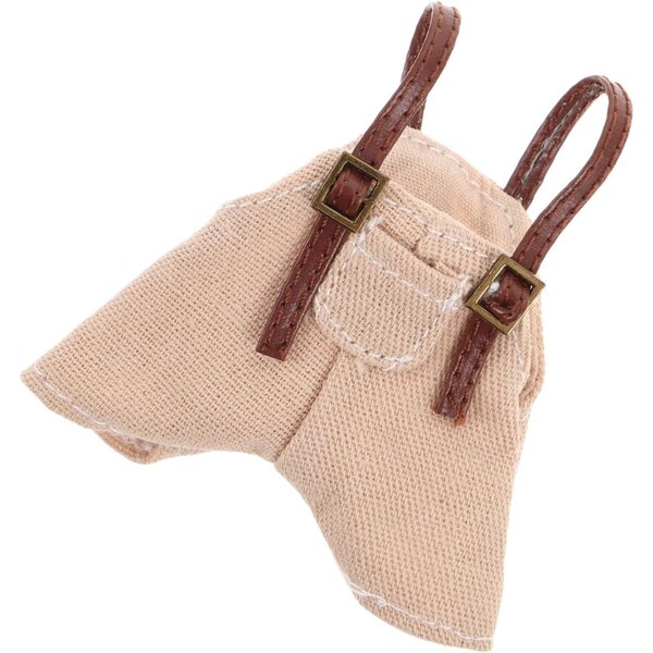 Vaguelly Puppengarderobe mit Kleidung aus weichem Stoff und kreativen Accessoires