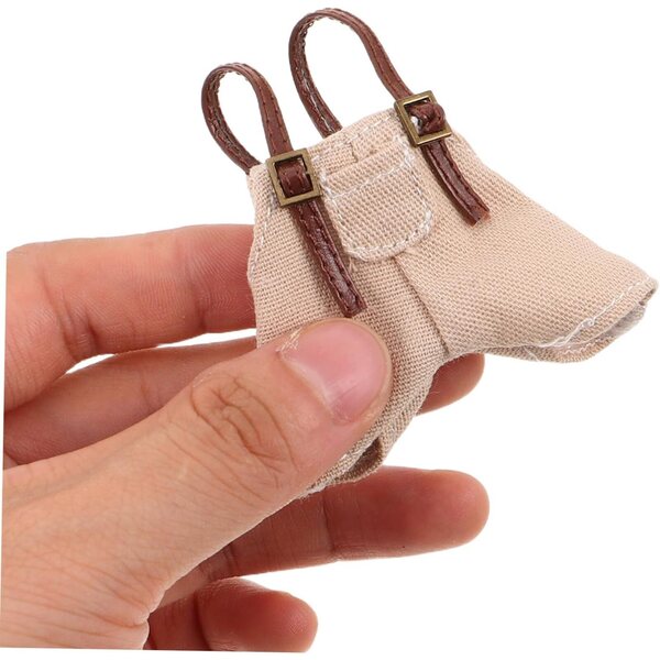 Vaguelly Armadio per Bambole con Vestiti in Tessuto Morbido e Accessori Creativi