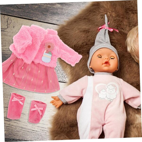 Vaguelly Abiti per Bambole Principessa Rosa con Gonna da Ballerina e Accessori