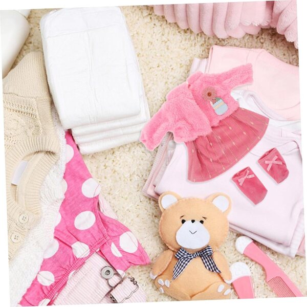 Vaguelly Abiti per Bambole Principessa Rosa con Gonna da Ballerina e Accessori