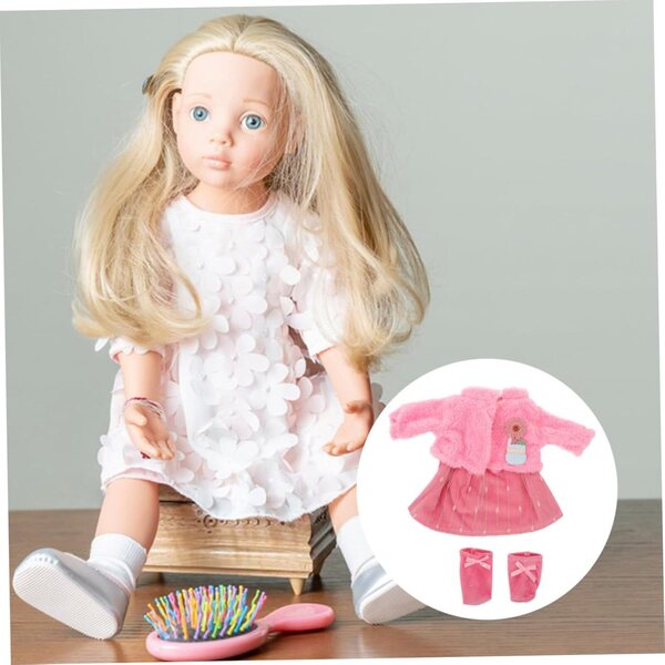 Vaguelly Abiti per Bambole Principessa Rosa con Gonna da Ballerina e Accessori