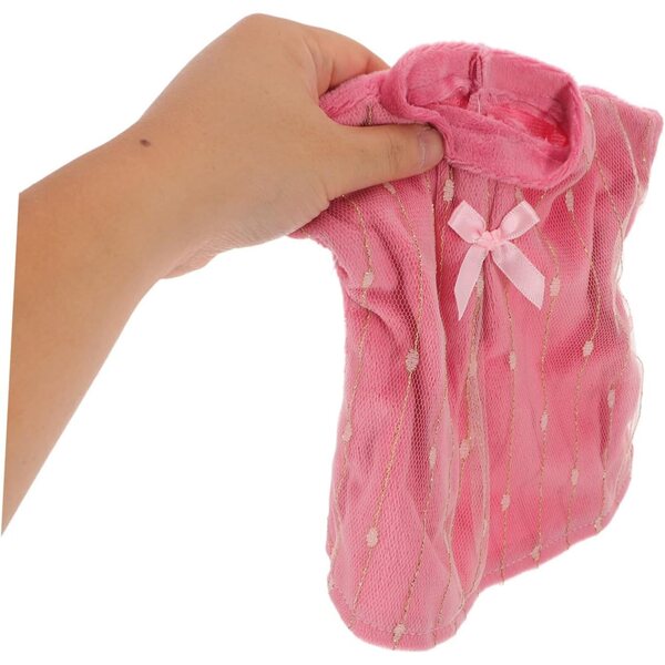 Vestito da Principessa Rosa Glitter per Bambole - Costume Balletto Completo per Bambine