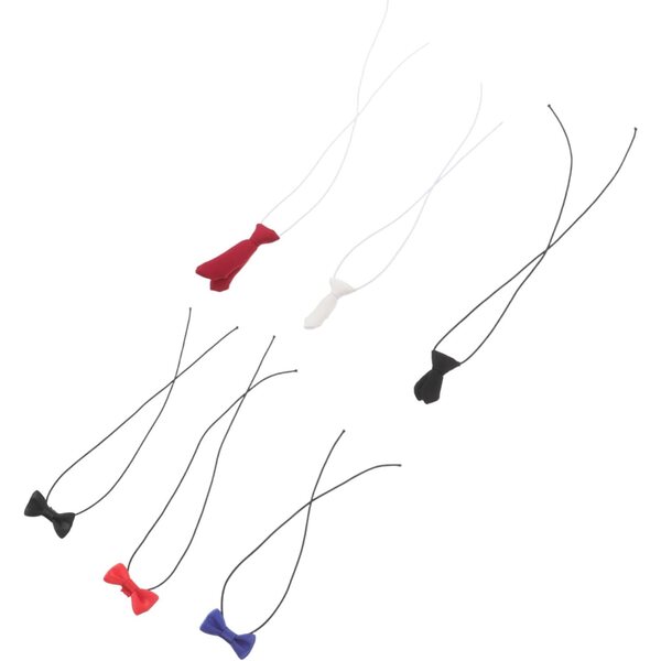 6 Cravatte e Fiocchi in Cotone per Bambole – Accessori Eleganti con Colori Vivaci