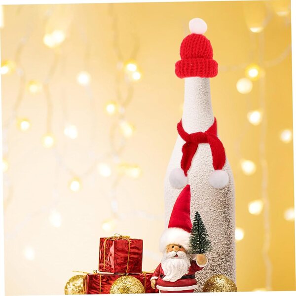 YARNOW Lot de 40 mini écharpes colorées et chapeaux de Noël pour poupées
