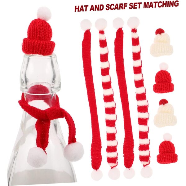 BESPORTBLE Set 40pz Cappelli e Sciarpe Natalizi Mini per Bambole Decorazioni