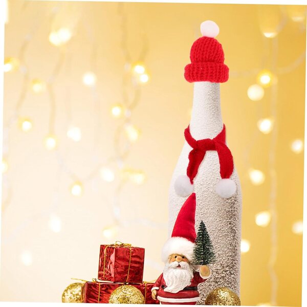 ERINGOGO Set 40 pezzi Cappelli e Sciarpe Natali per Mini Bambole in Maglia Colorata