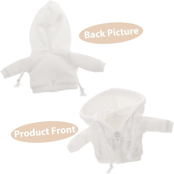 Felpa con Cappuccio per Bambole 1/12 Mikinona Accessorio Moda Miniature Fai da Te