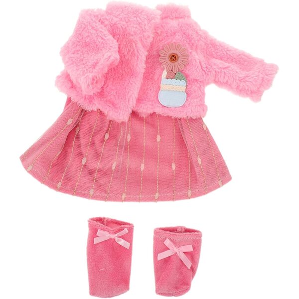 ERINGOGO Set Vestiti in Tessuto per Bambole con Gonna, Cappotto e Calzini