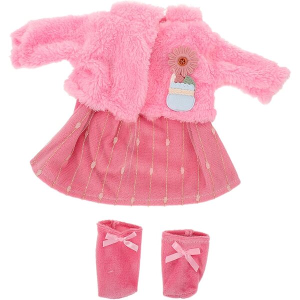 KOMBIUDA Set Vestiti Eleganti per Bambole con Gonna da Ballo e Accessori
