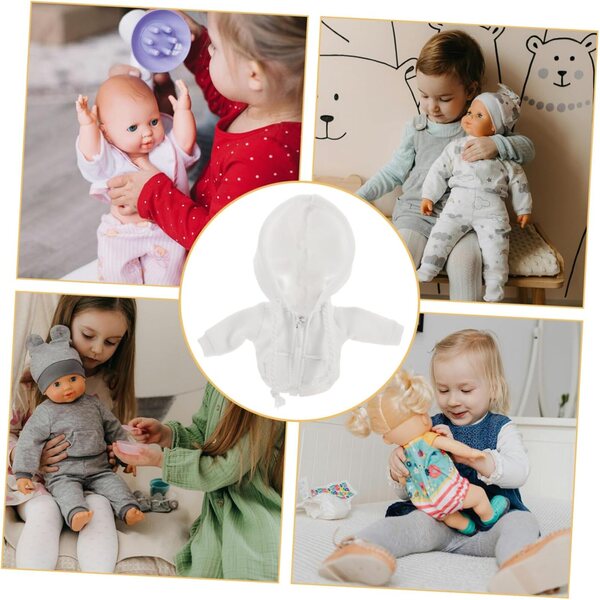 WOONEKY Mini Hoodie voor 1/12 poppen - Poppenhuismodeaccessoire