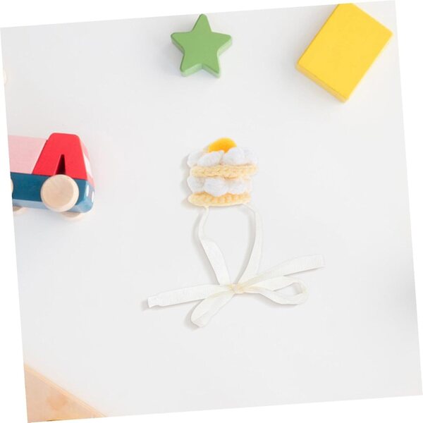 Beaupretty Mini Cappello Uncinetto per Bambole Peluche Accessorio Festivo Multicolore