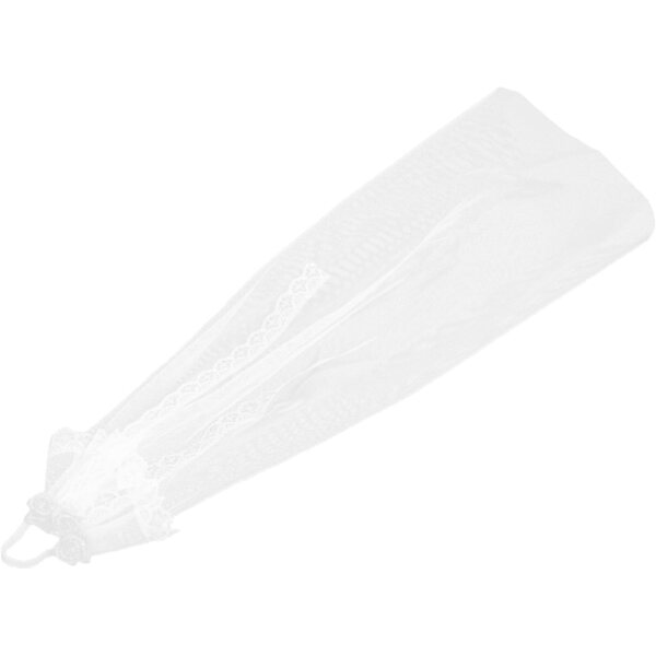 Copricapo Mini da Sposa in Pizzo e Tulle per Bambole - Accessorio Elegante e Leggero