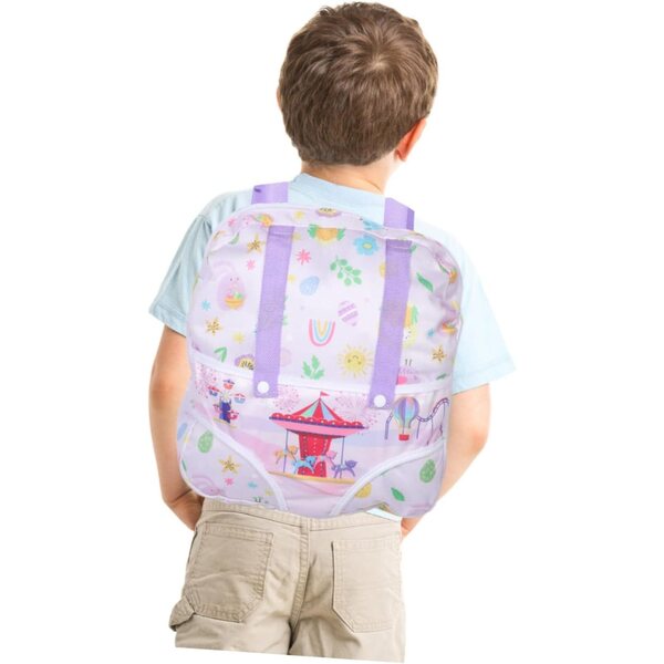 Puppenrucksack mit verstellbaren Schultergurten, ansprechendes und robustes Design