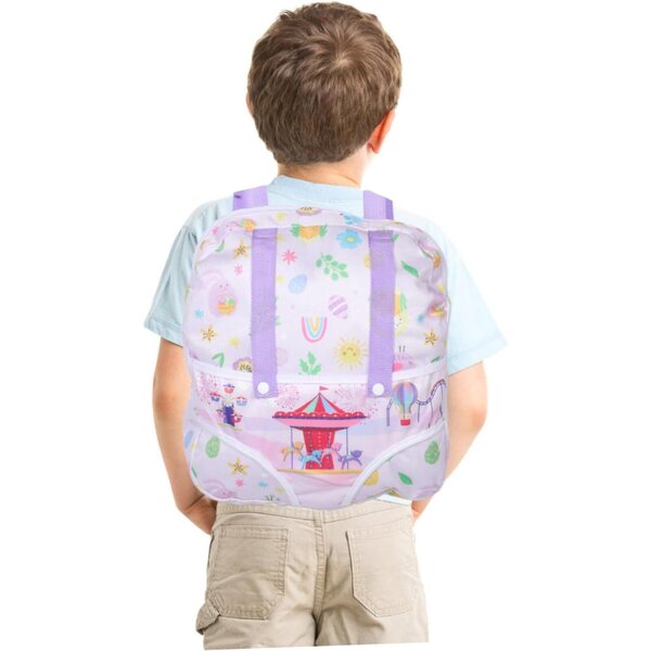 Hemobllo Zaino Miniatura per Bambole, Organizzatore Leggero e Regolabile per Accessori