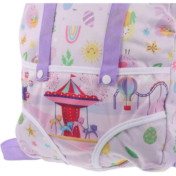 Mikinona Zaino Mini per Bambole con Motivo Carino, Organizer Multifunzione Resistente